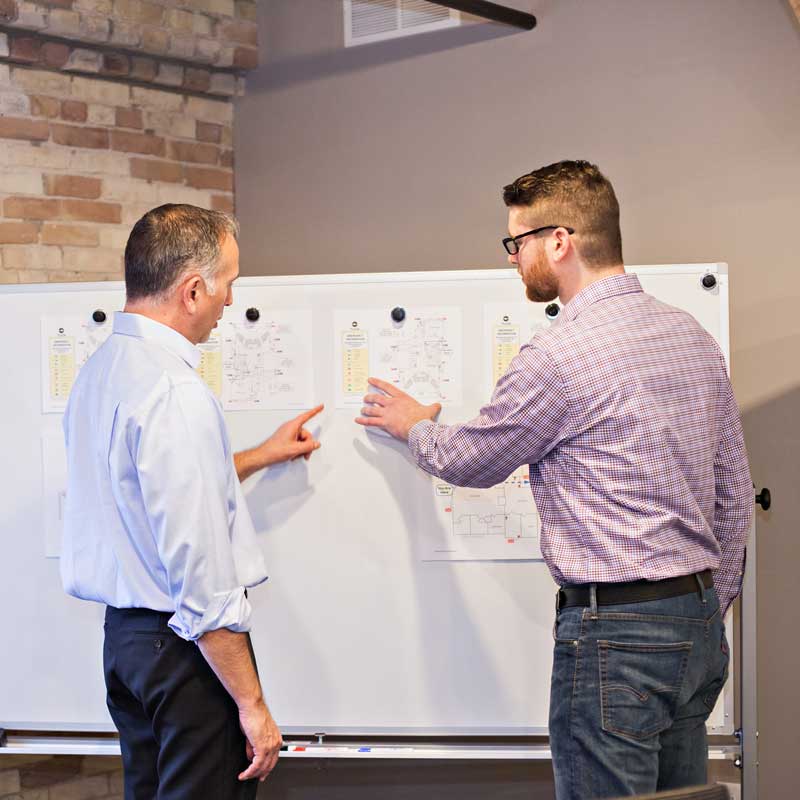Project Management white board