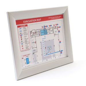 Wide/Flat Evacuation Map Frame