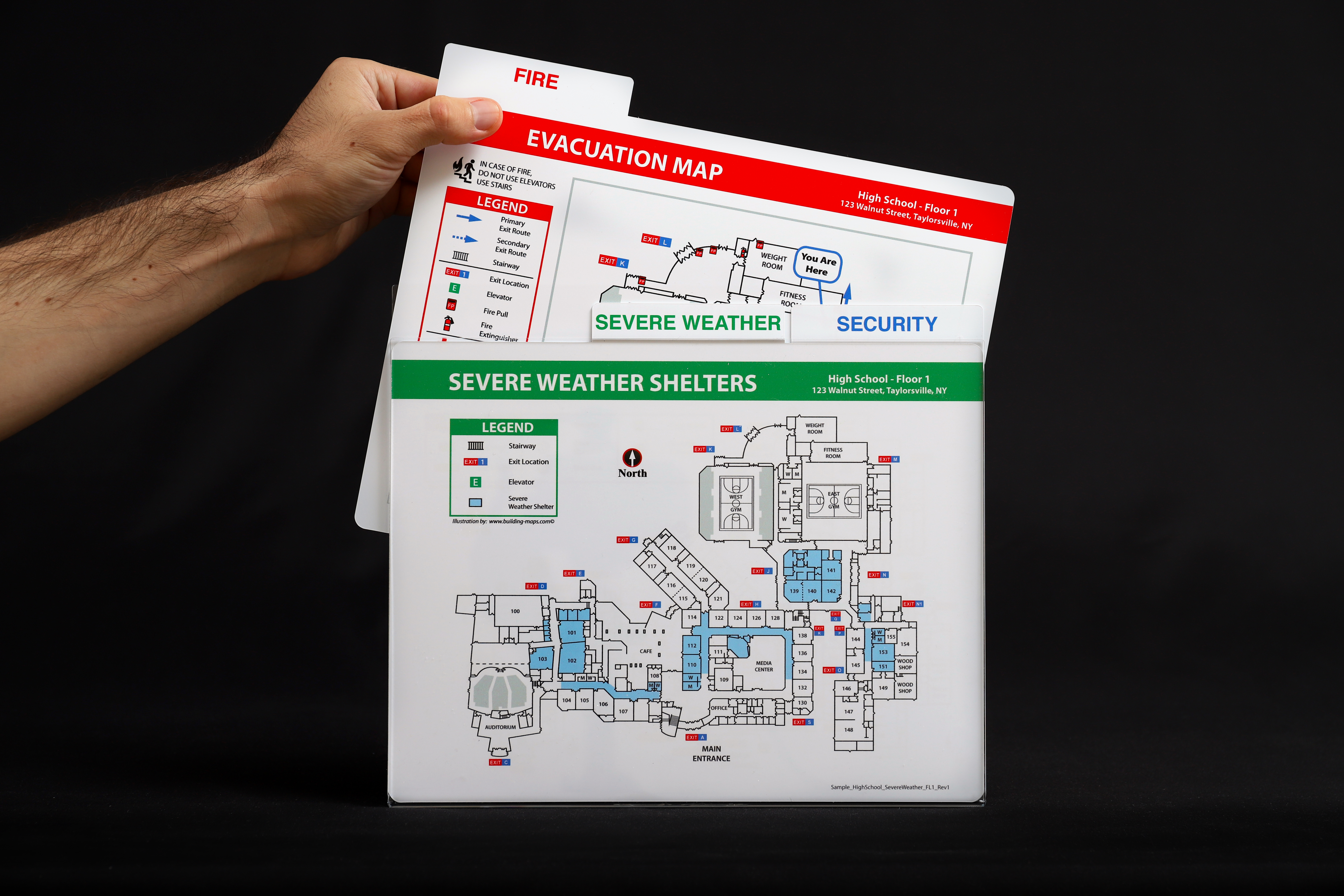 Tabbed Safety Maps