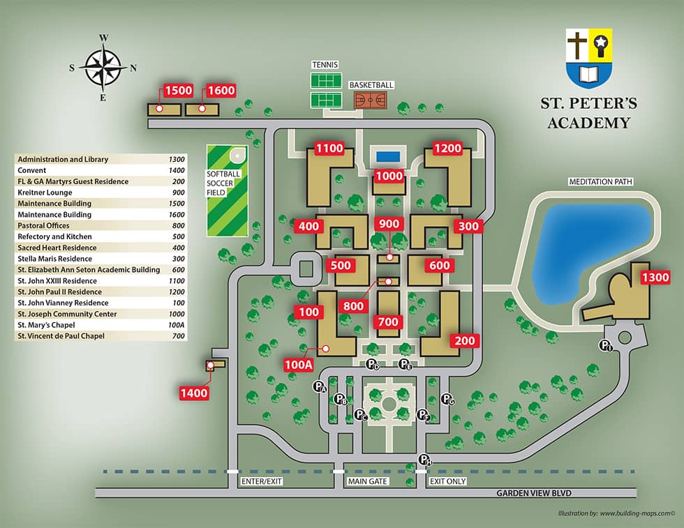 Campus Map Stock Photo - Download Image Now - Campus, Map