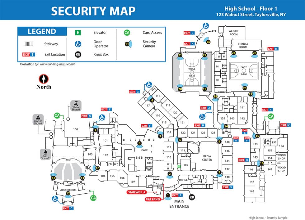 Security Map Sample