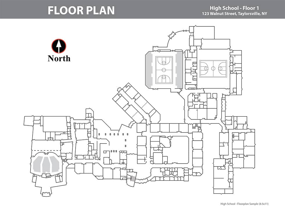 High School Floor Plan