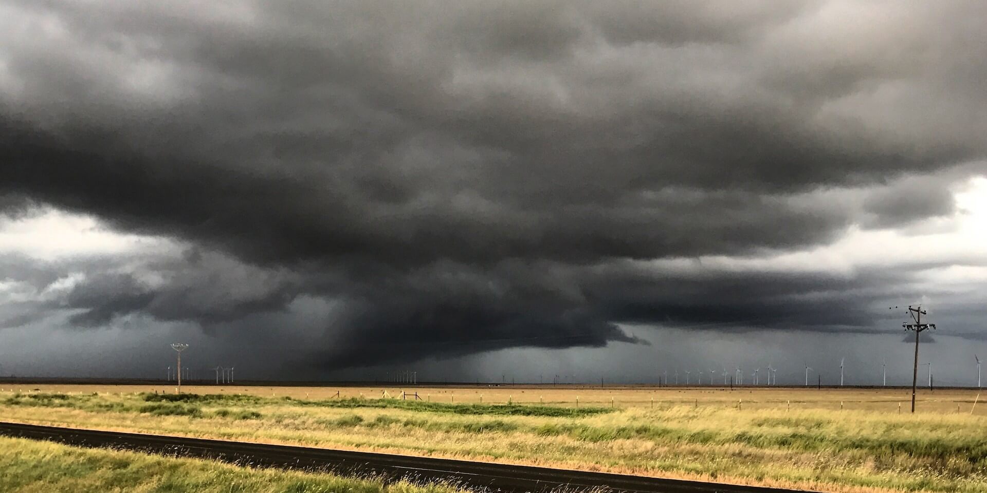 dark storm clouds on the horizon